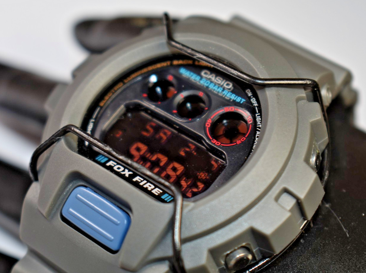 MODIFIED Casio G-Shock DW-6900MS (1289) Gray Men’s Watch NEW BATTERY!