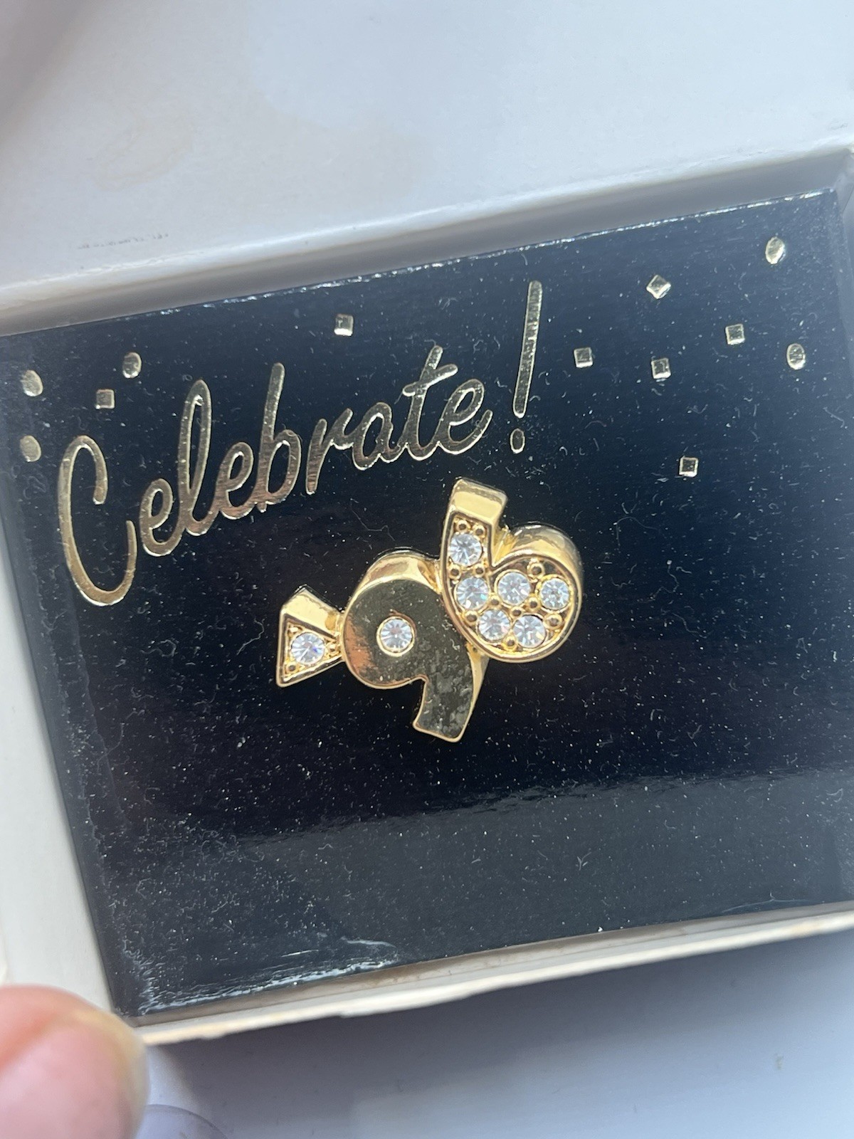 Avon New Years Eve Tac Pin #96 Vintage New 1996 AV-36