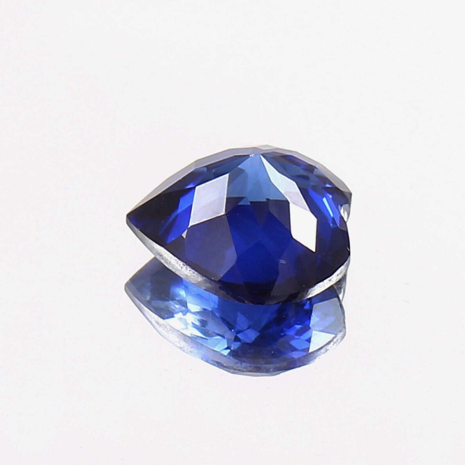 AAA Natural Flawless Ceylon Blue Sapphire Heart Shape Loose Gemstone Cut 10x10MM