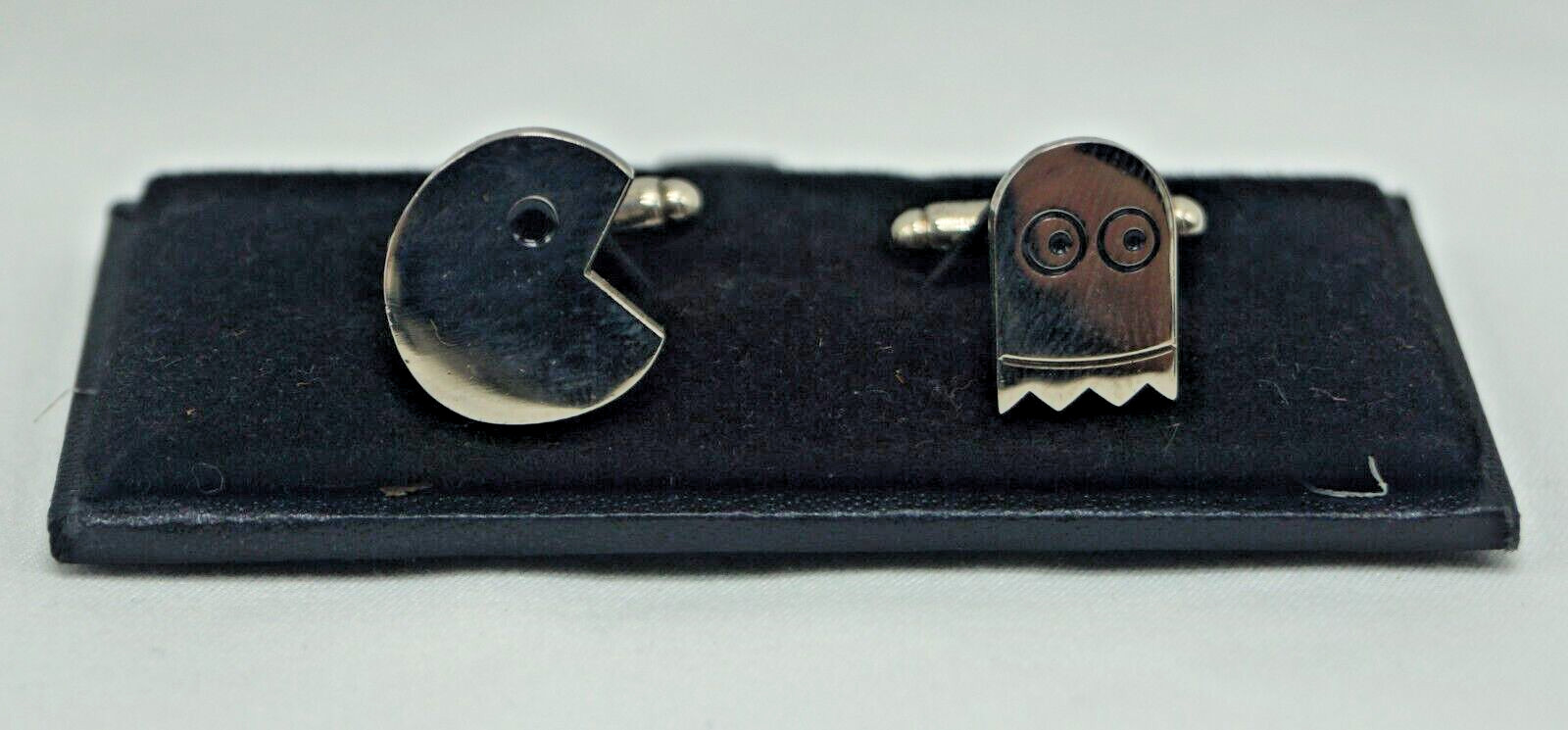 Pacman & Ghost Stainless Steel Cufflinks With Presentation Box