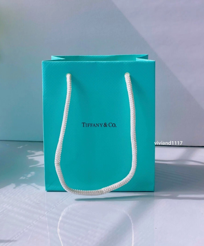 10pc Tiffany & Co. Packaging Empty Signature Blue Gift paper Bags