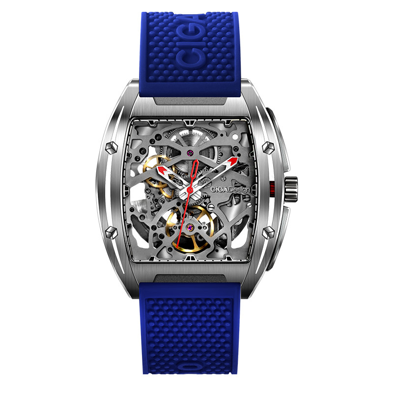 CIGA Design Z Series Automatic Skeletonized Silicone Steel Blue Men’s Watch