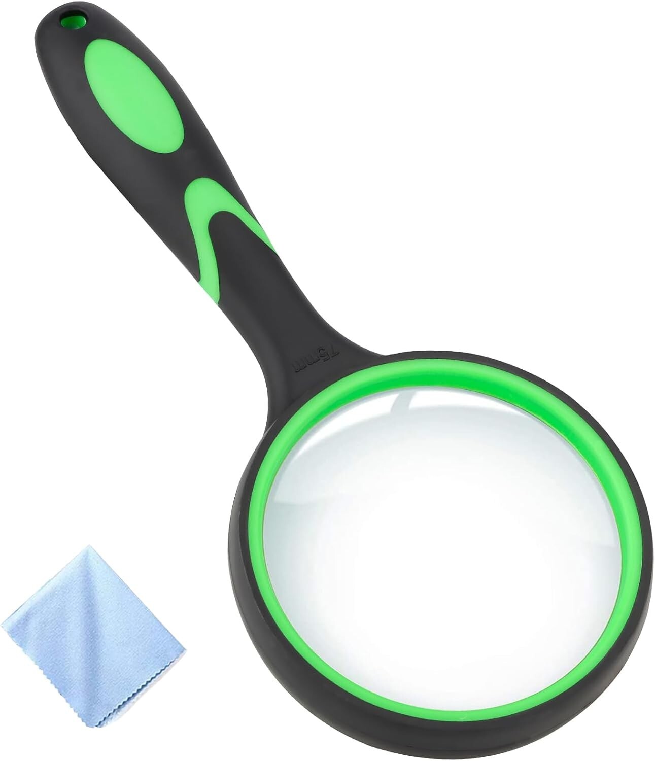 Dicfeos Magnifying Glass 10X Handheld Reading Magnifier – 75MM Large Magnifying
