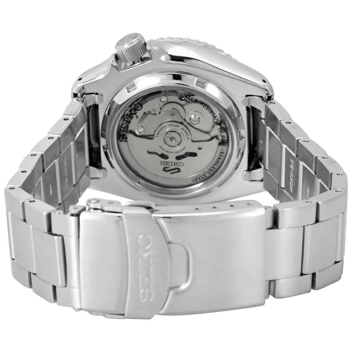 Seiko 5 Sports Style Green Dial 24 Jewels Automatic SRPD63K1 100M Mens Watch