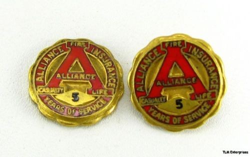ALLIANCE INSURANCE – 5 Years Company Service 2 PINS