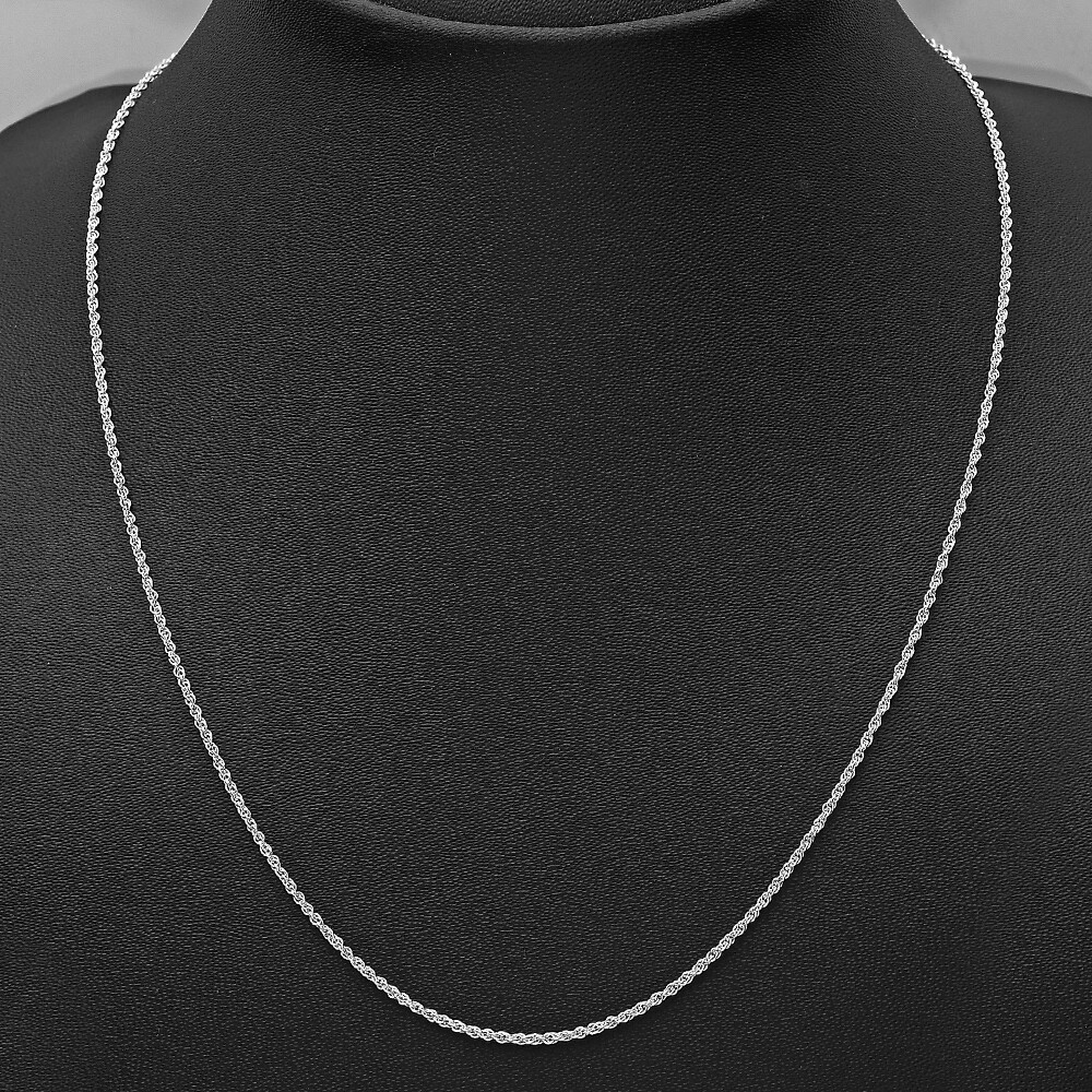 18 inch Rope Chain 925 Sterling Silver Jewelry DGC1046