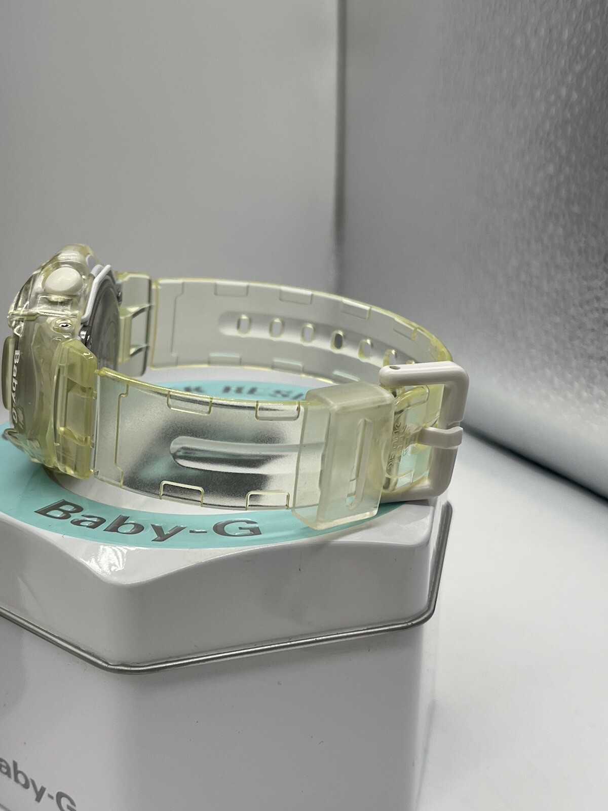 Casio Baby G 3252 BG-169R Ladies Digital Watch Transparent Rare Needs Battery!