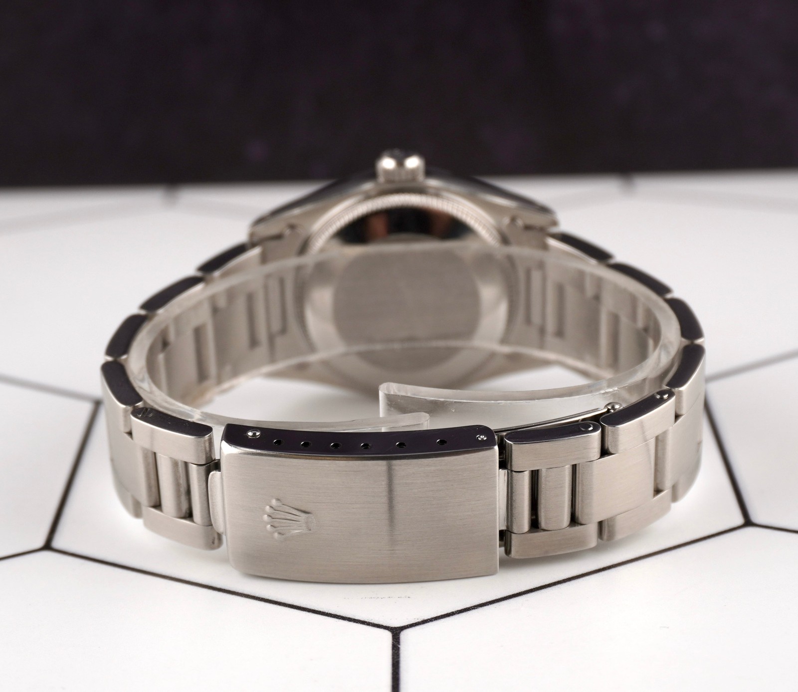 Rolex Oyster Perpetual 31mm Stainless Steel Beige Dial Watch Ref 67480