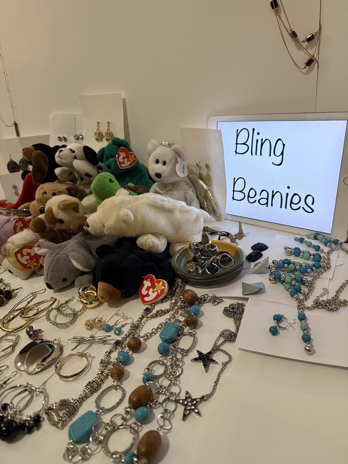 BLING BEANIES (Mystery Jewelry Jar) Free Shipping In US ALL Wearable New & Used