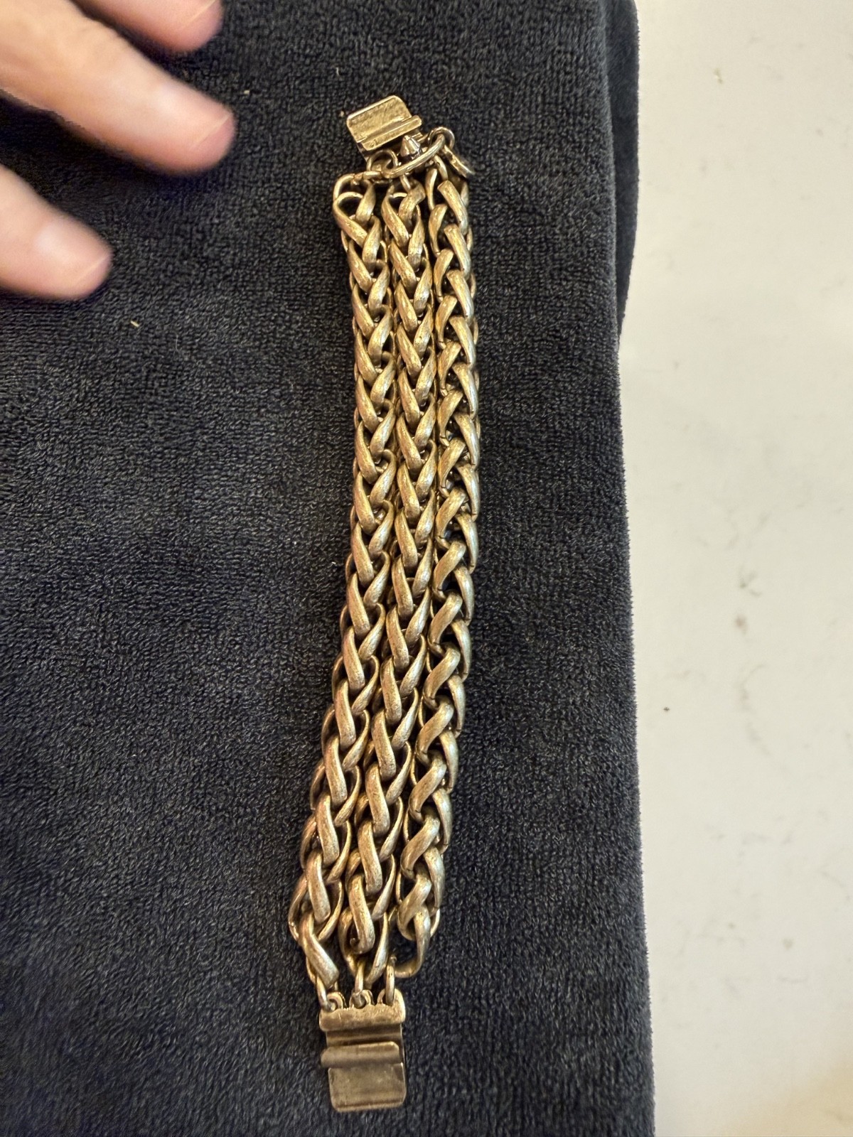 CAbi Villa Convertible Gold Chain Bracelet/Brooch w Cabi Box