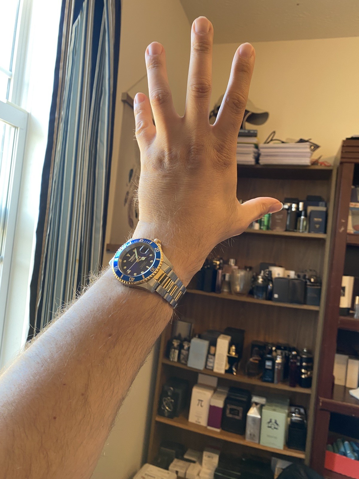 Invicta Pro Diver 40mm Blue Dial Two Tone Stainless Steel, Free Shipping!