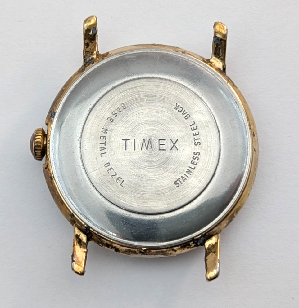1972 TIMEX Mercury Calendar 16560 2572 Vintage 32mm Watch Movement PARTS REPAIR
