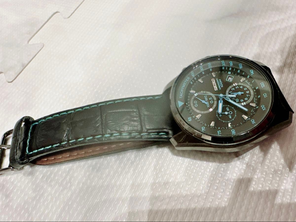 Seiko Black Overseas Limited Watch Vintage 10 Years From Japan
