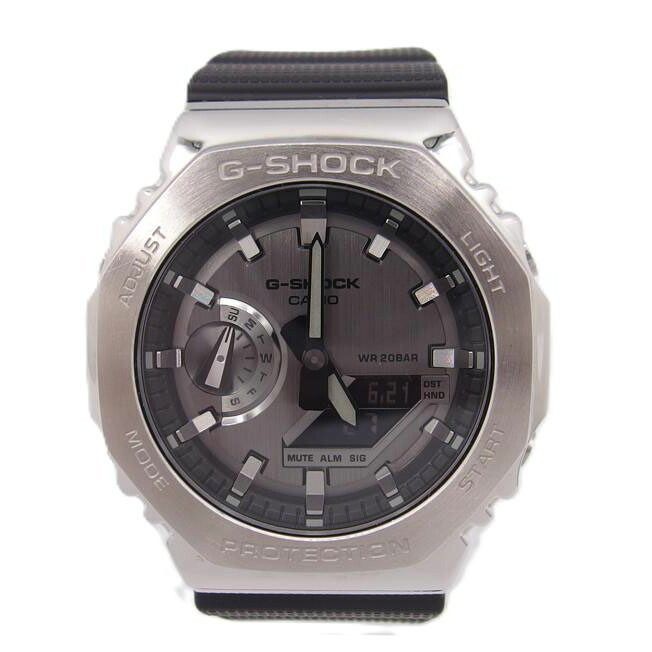 CASIO G SHOCK 2100 Series Metal Bezel Quartz GA 2100 1A AB Rank 88