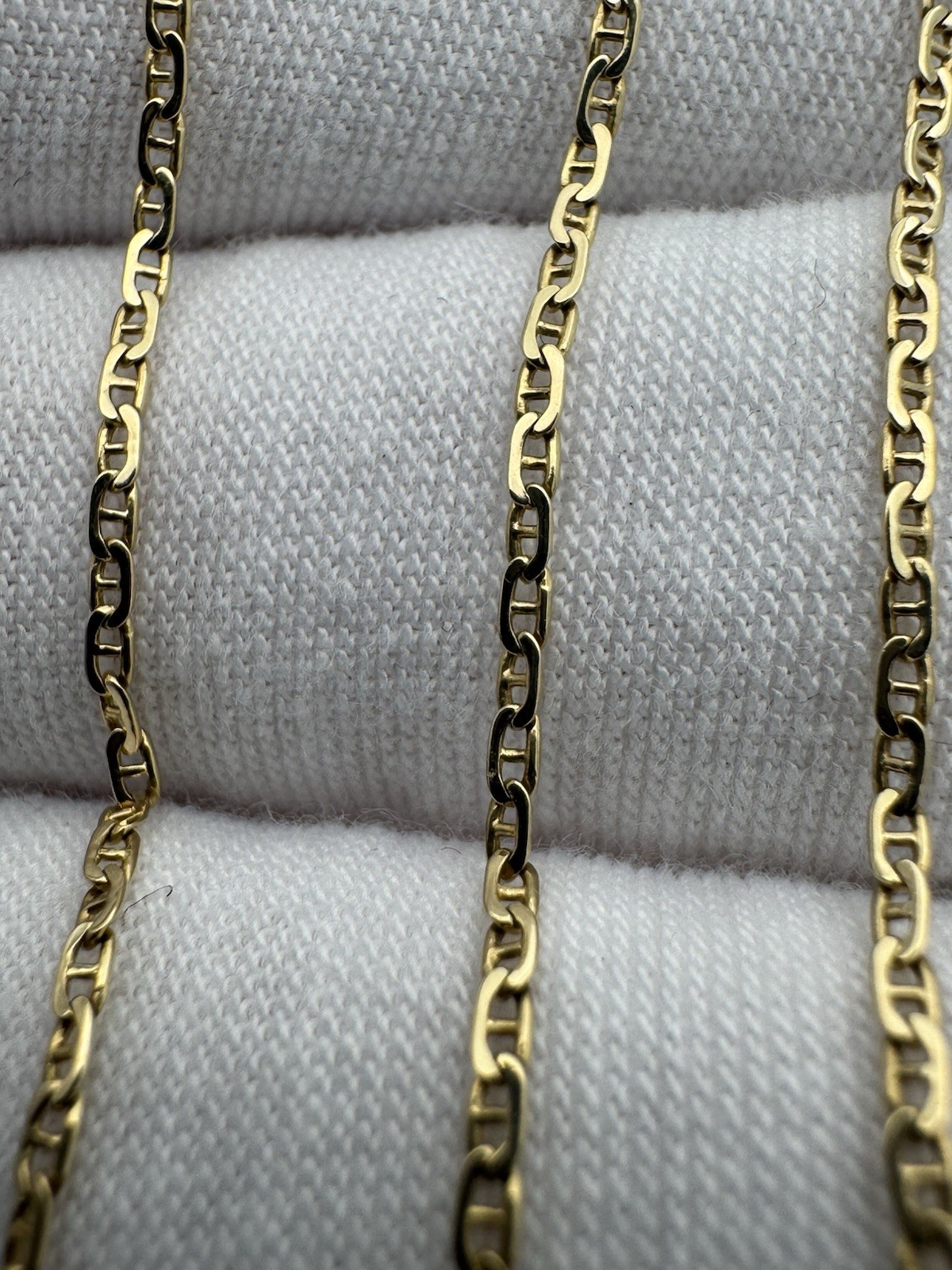 Vintage Gucci Link Chain 14k Yellow Gold Necklace 25”