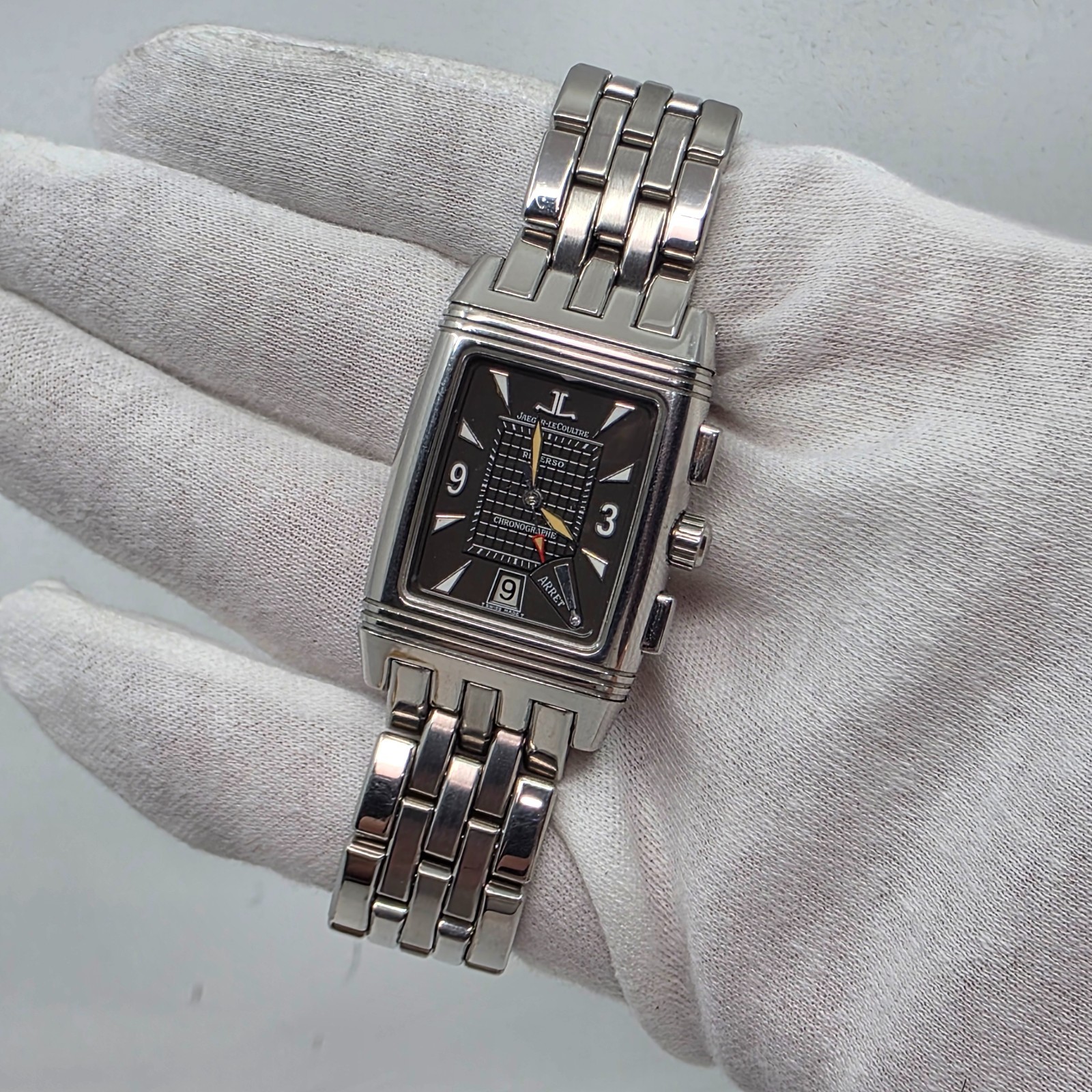 Jaeger Le Coultre Reverso “Grand Sport” 295.8.59 Stainless Steel Men’s Watch