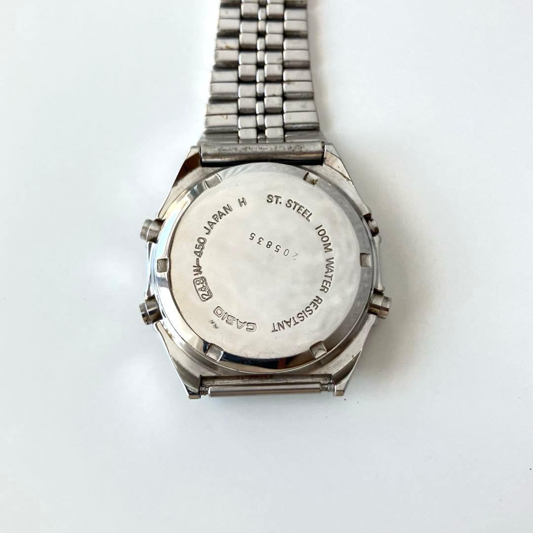 CASIO W-450 80s ”CASIO Marlin” Blue Vint Safe packing!
