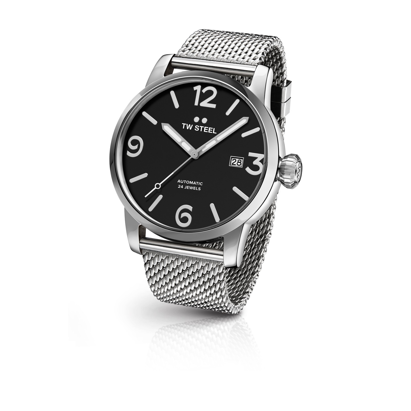 TW Steel Men’s Maverick 48mm Automatic Watch TWS-MB16