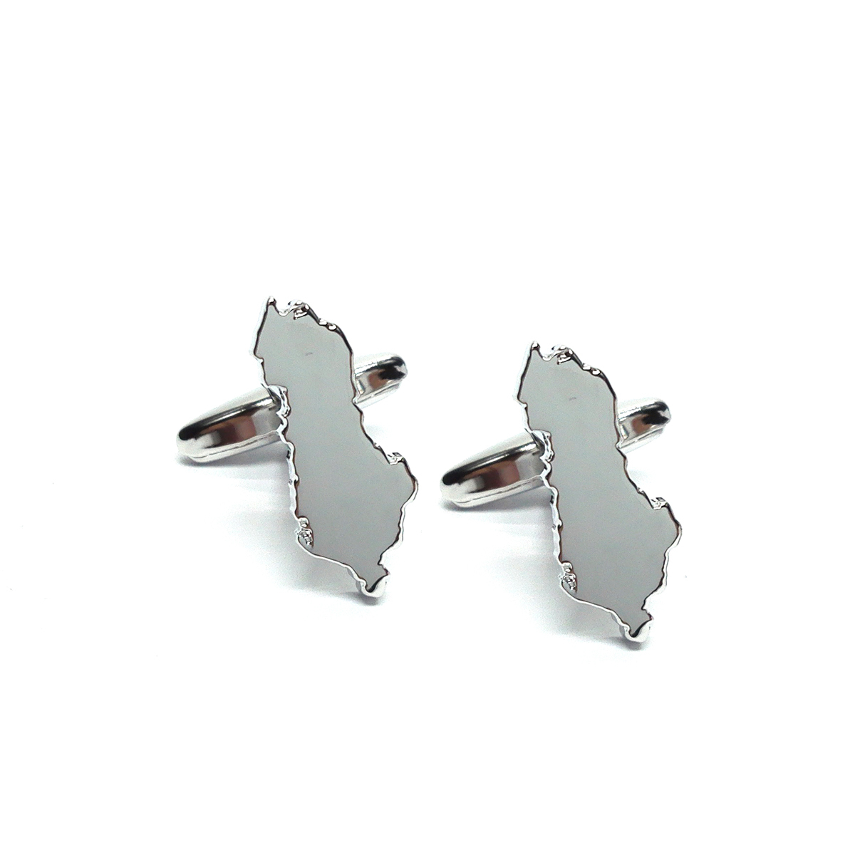 Outline Map of Albania Cufflinks Presented in a Cufflink Box X2AJ814
