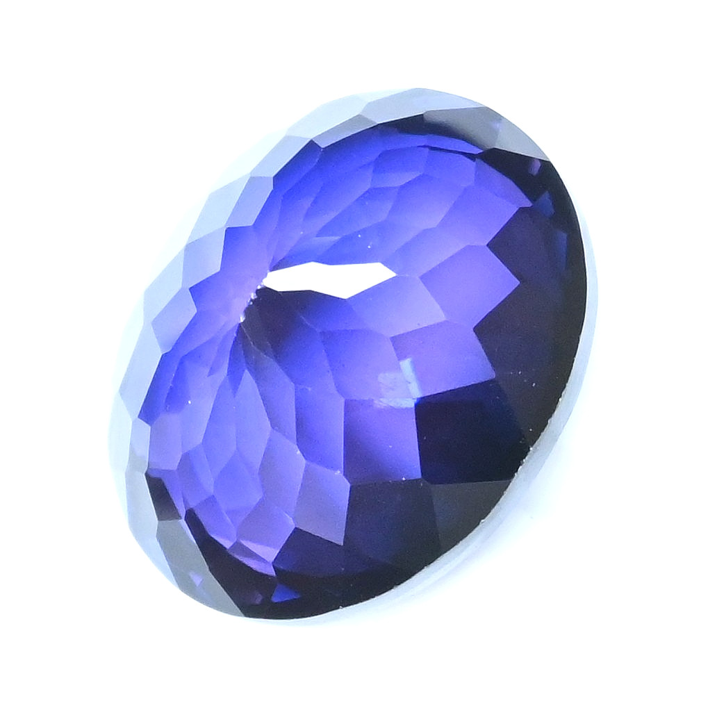16.55 Ct Natural Boysenberry Sapphire Oval Certified Flawless Loose Gemstone