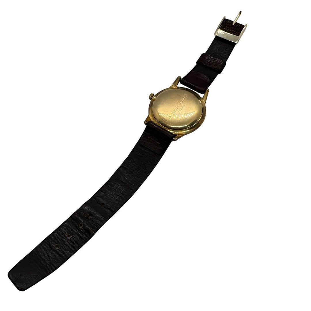 SEIKO Crown Diashock M07021019A1 Manual Wind 21 Jewels 35mm Mens 1960s Watch