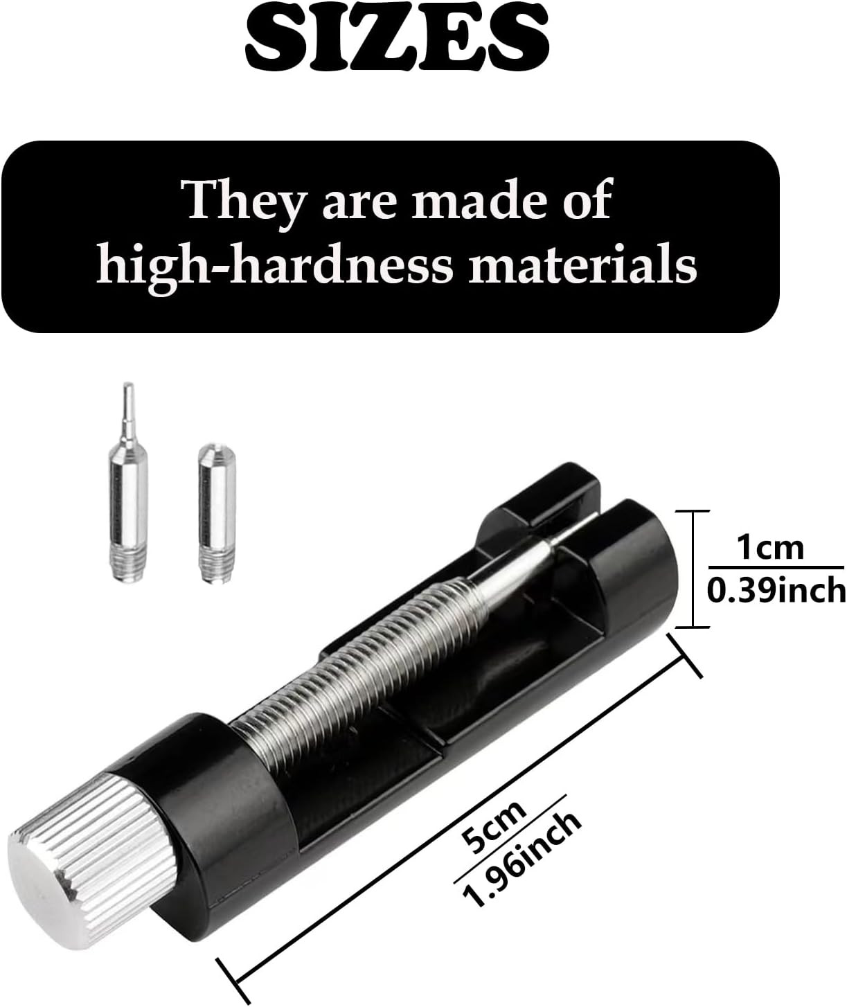 Watch Link Removal Kit with Tools for Bracelet Adjustment and Sizing