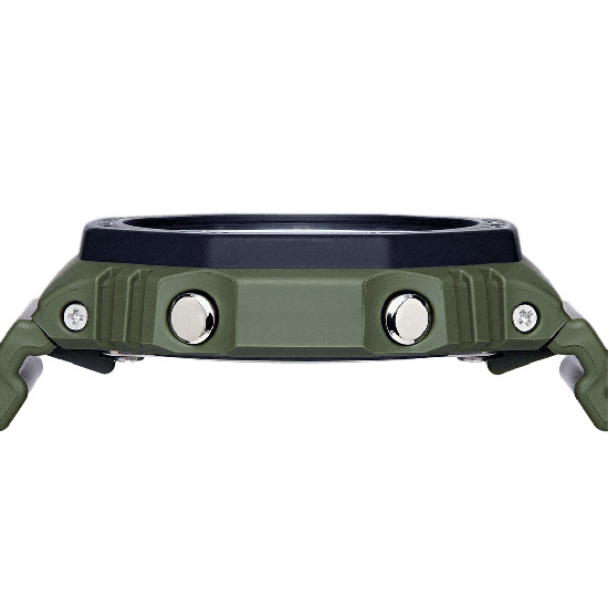 G-Shock Mens Boys Analogue-Digital Watch Black Yellow Army Green GA-2100 Series