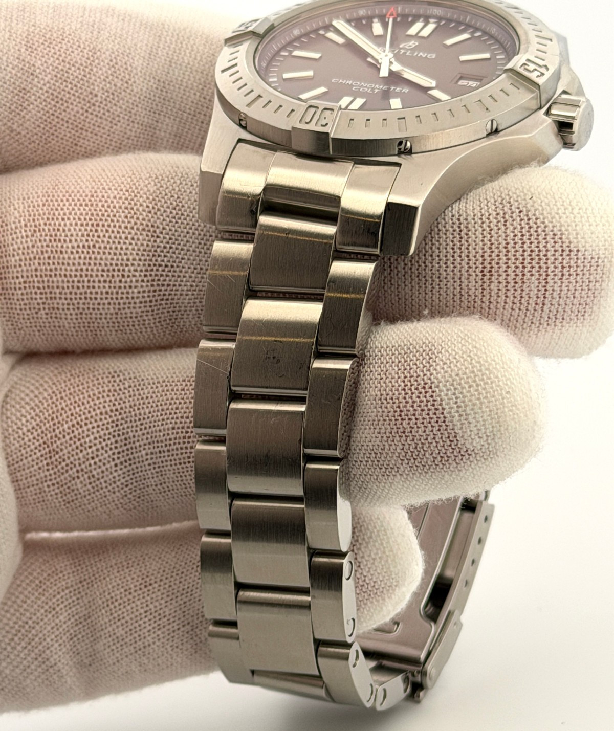 Breitling A17313 Chronometer Colt 41mm Gray Dial Automatic Stainless Steel
