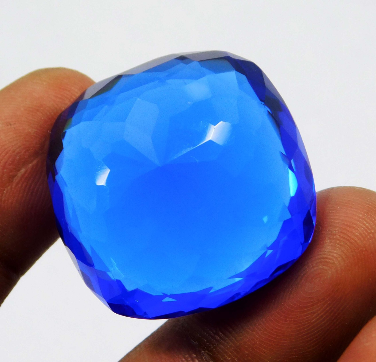 Natural 77.70 Ct Blue Tanzania Of Tanzanite Certified Cushion Cut Loose Gems