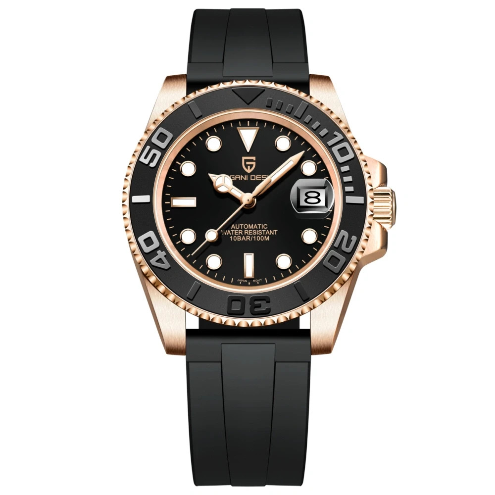 PAGANI DESIGN PD1651 Automatic Men’s Watch Sapphire Ceramic Bezel Miyota 8215