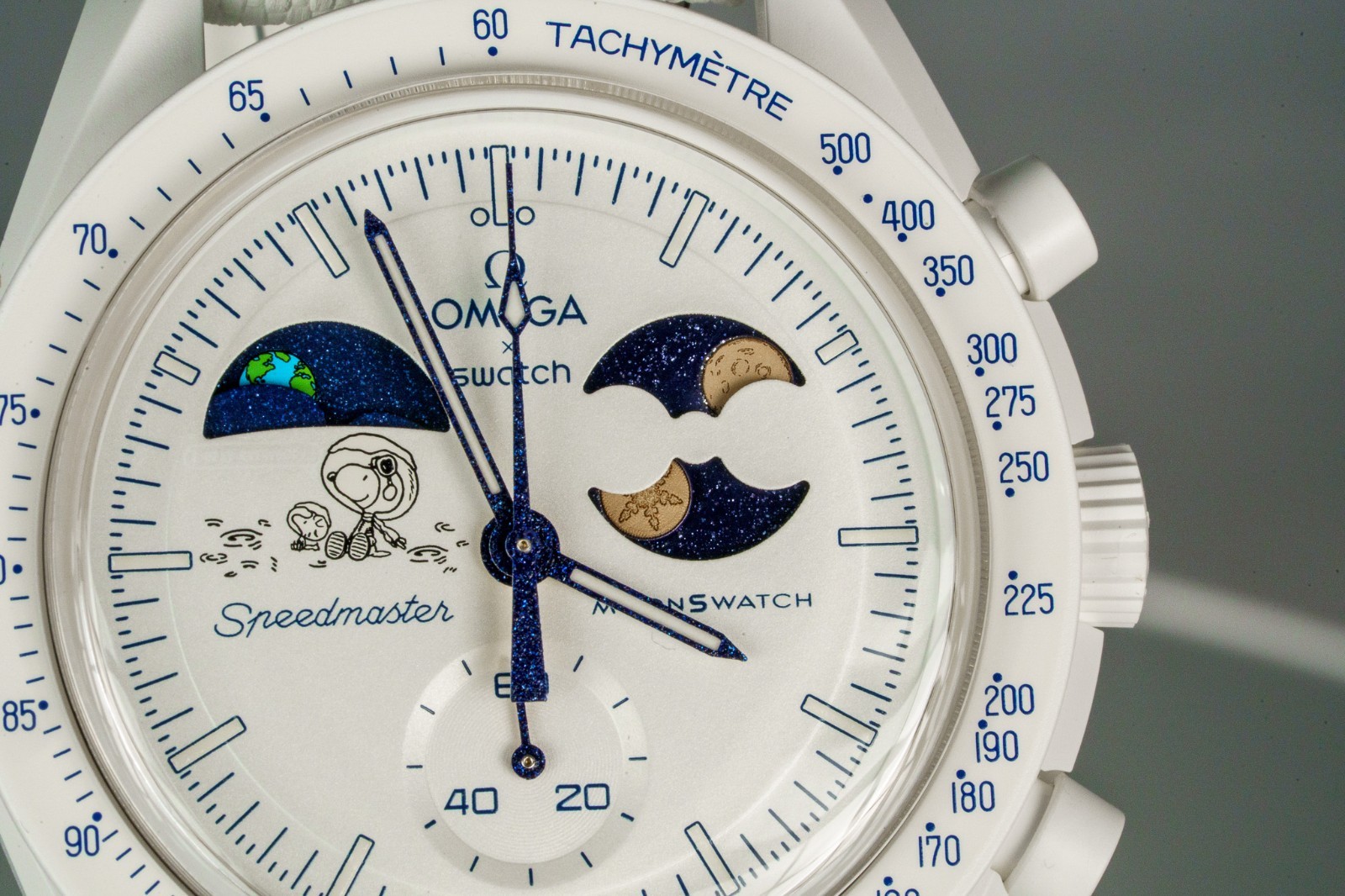 OMEGA x Swatch MoonSwatch Mission to Earthphase Moonshine Gold 42mm White UNWORN