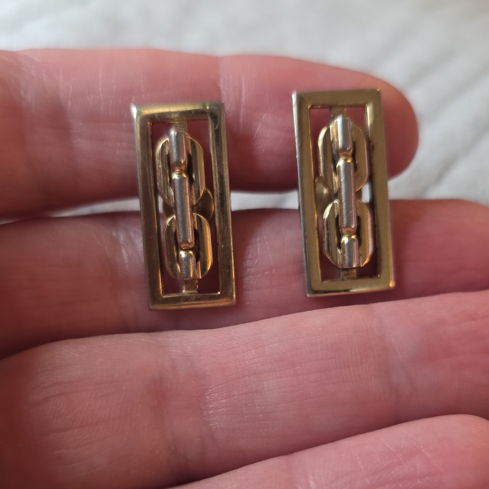 Chain Link HICKOK SINGLE Vintage Cuff Link replacement lost/broken zp43