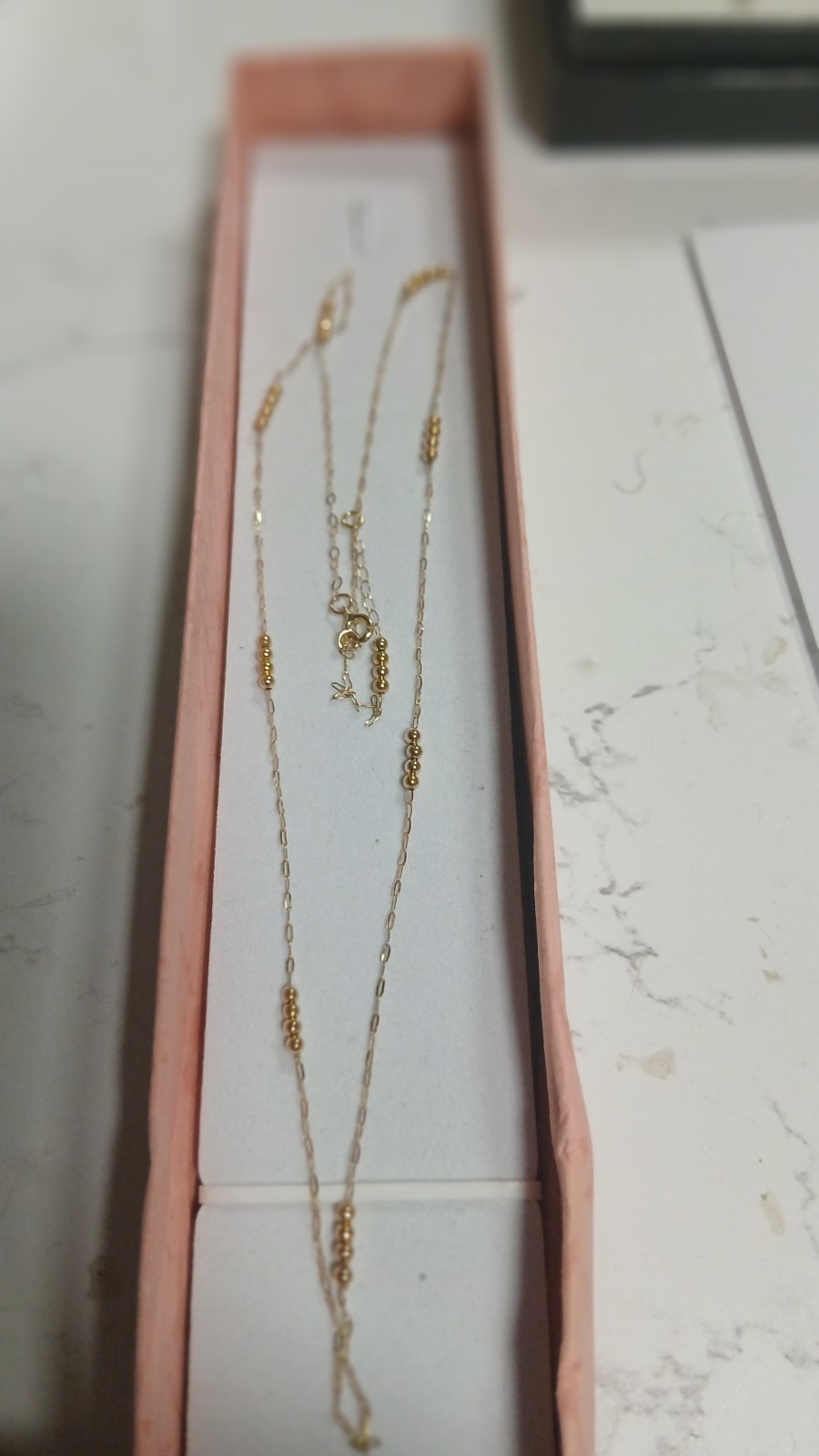 9ct yellow Gold fine necklace
