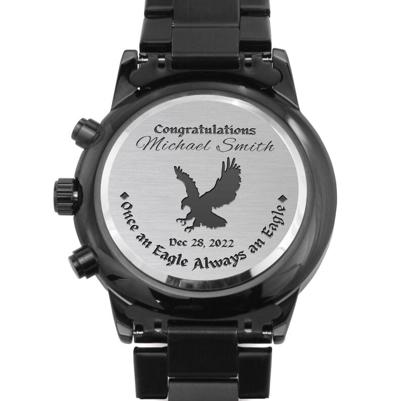 Eagle Scout Personalized Engraved Watch. Eagle Scout Court of Honor gift