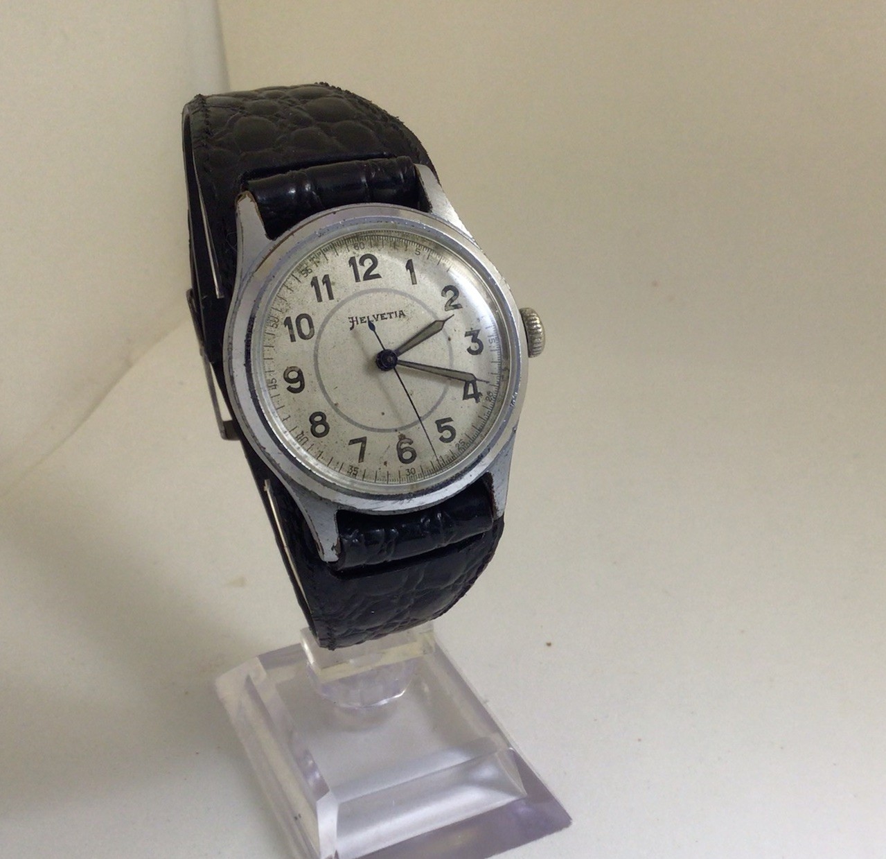 Vintage HELVETIA/GENERAL WATCH CO, Cal. 820B, 17J, Ref. 3190 2, Ca.1940s,Working