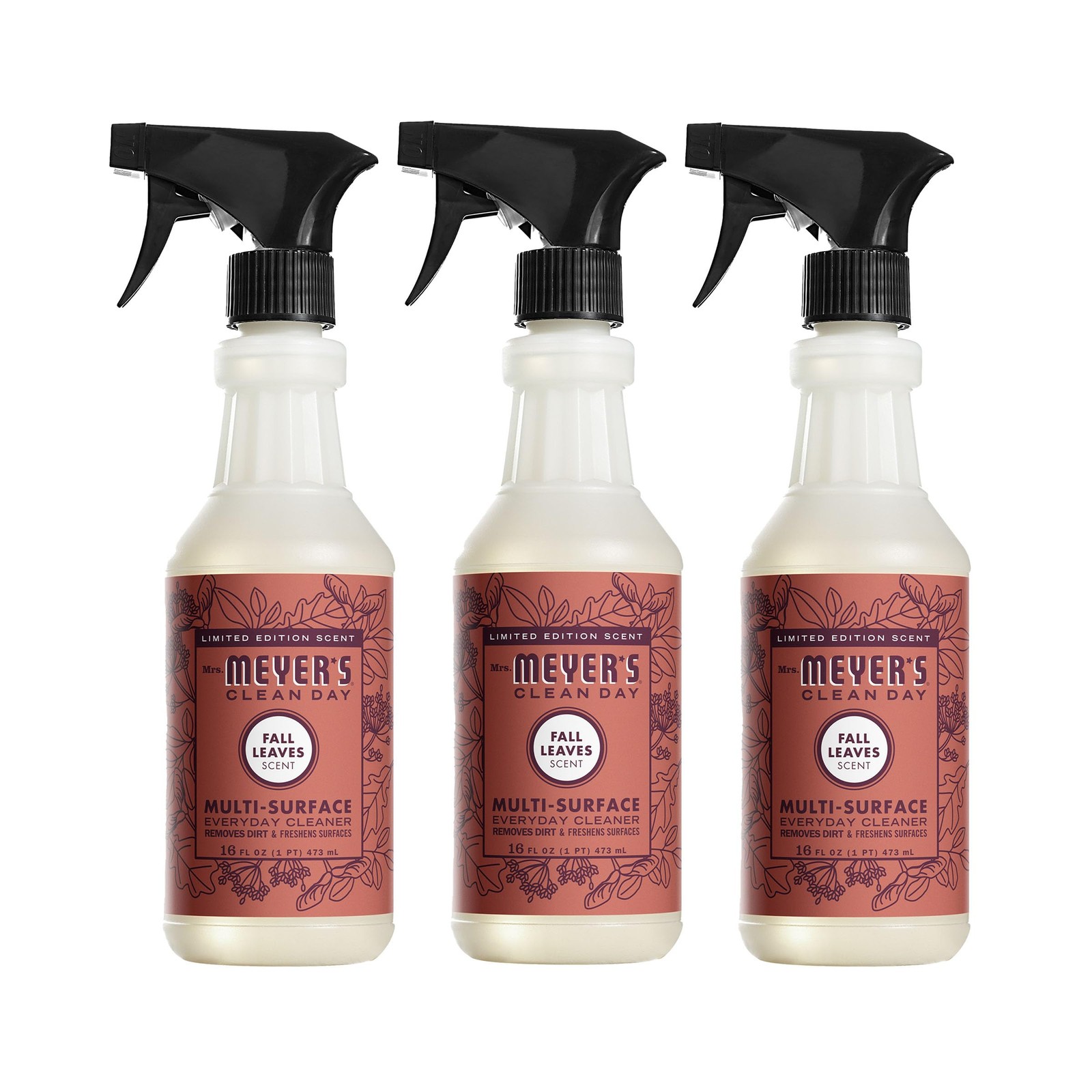 Mrs. MEYER’S CLEAN DAY Multi-Surface Everyday Cleaner, 16 Fl Oz (Pack of 3)