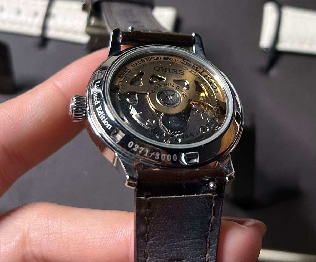 SEIKO PRESAGE LIMITED EDITION Automatic Watch, Brown/White, Limited Edition