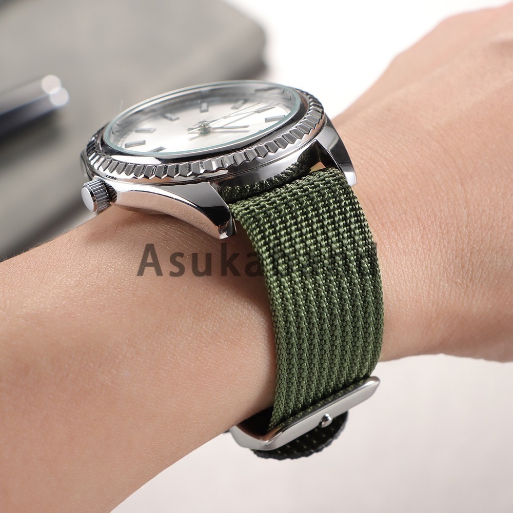 Nylon Watch Band Waterproof Ballistic Nylon One-Piece Military Watch Straps