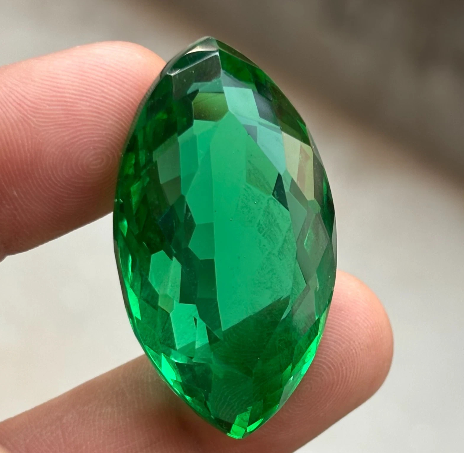 79 Ct Natural Colombian Emerald Green Marquise Cut Certified Loose Gemstone