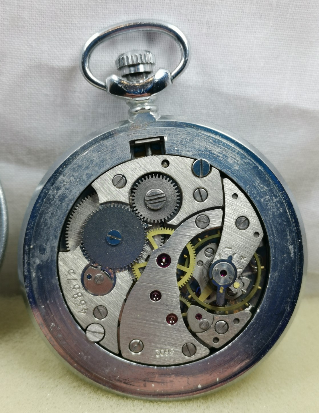 Molnija Krasnikof 18J Cal. 3602 Russia Pocket Watch Great Patriotic War 1941-45