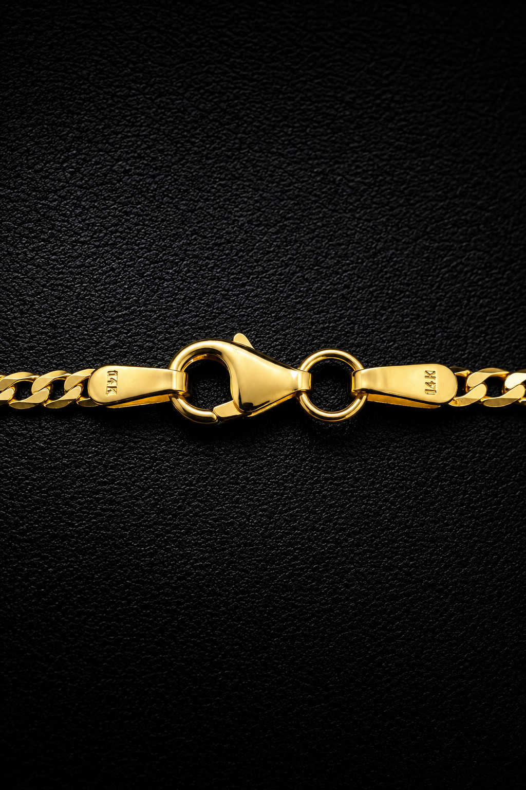 14K Solid Gold Diamond Cut Figaro Chain 2mm Necklace 18″ – 24″ Italian Gold