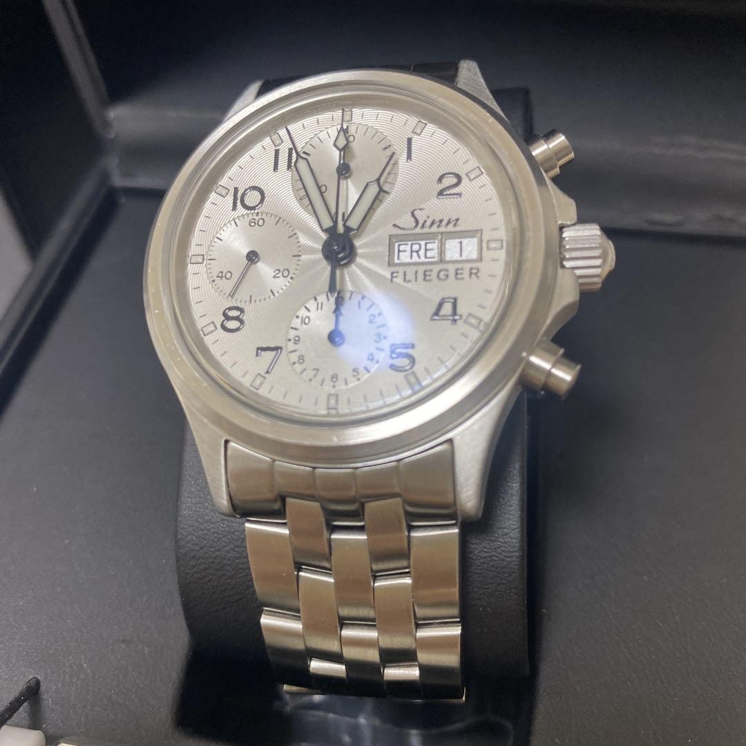 Sinn 356 SA Flieger III Silver Dial 38.5mm Automatic Pilot Watch #093