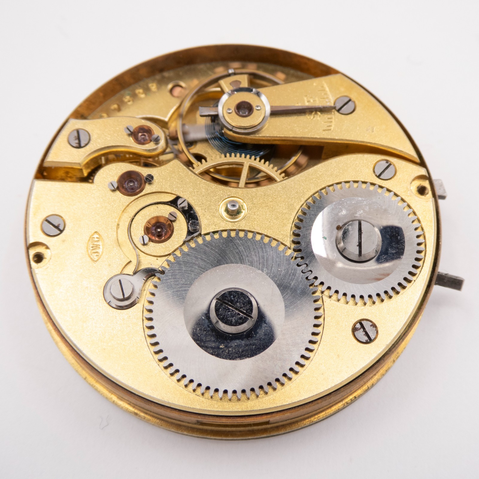 International Watch Co. IWC 43.1 x 10.8 mm Antique Pocket Watch Movement, Runs