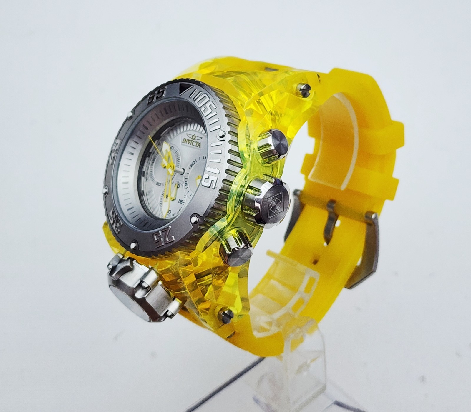 Men’s OVERSIZED CHRONOGRAPH Watch INVICTA “Bolt Zeus” 43109. Shutter Dial.