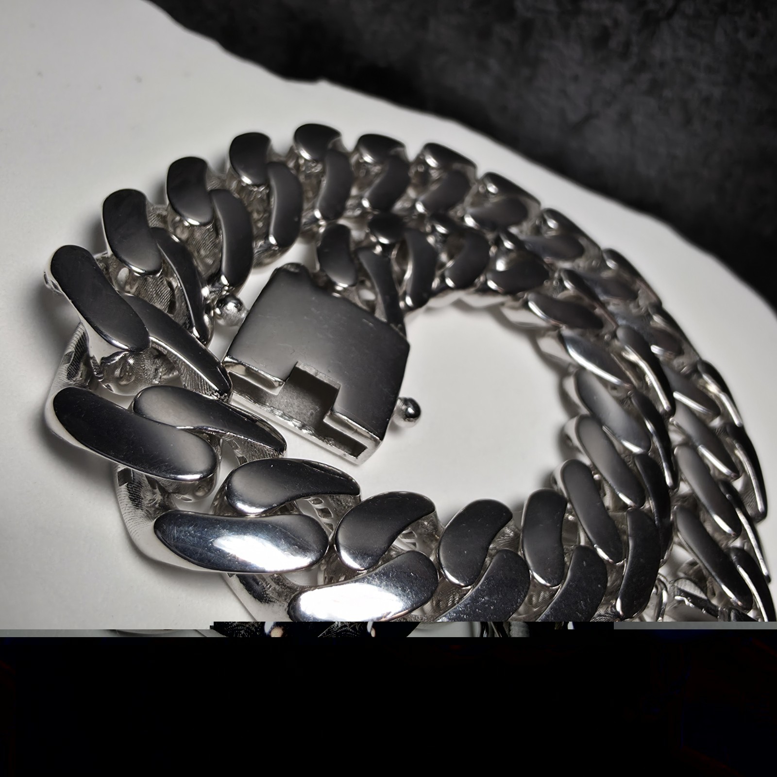 925 Sterling Silver Monaco Cuban Bracelet – 11mm, 9″, 29.5g