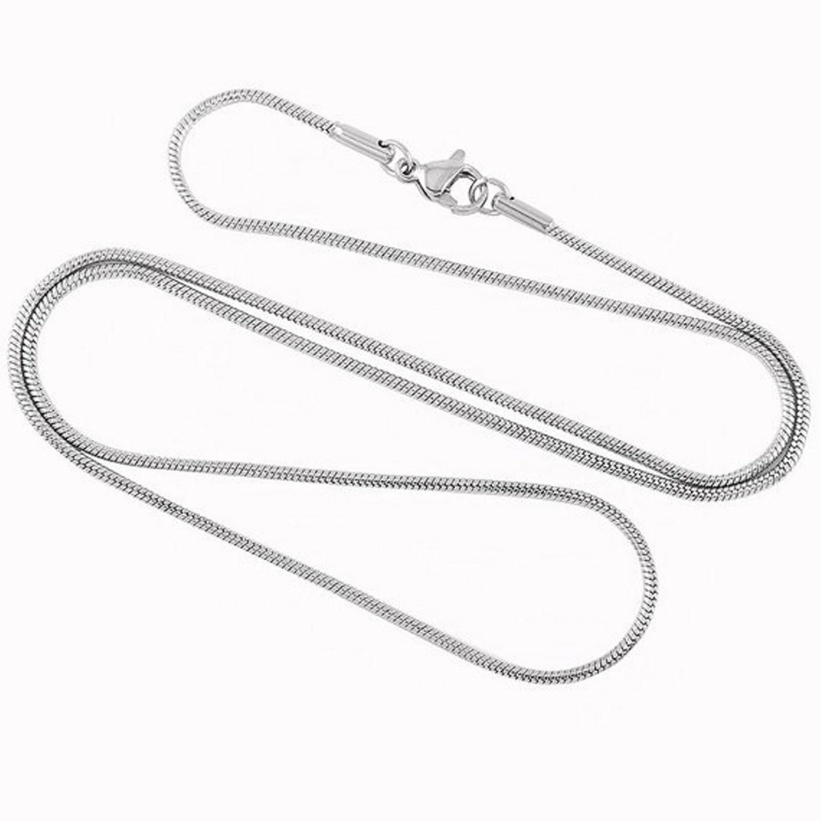 Snake Chain Necklace Pure Stainless Any Long, Short or Custom Size Made to Order