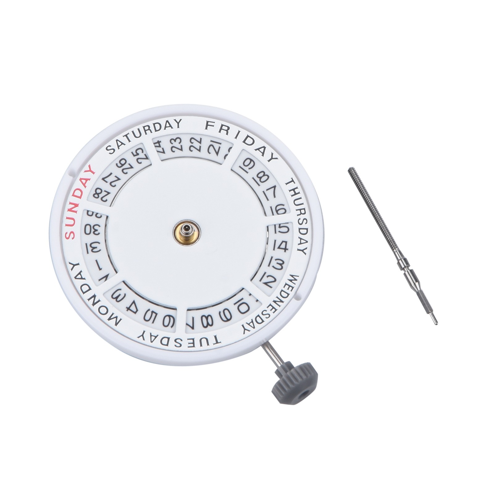 21 Jewels 3 Hands Double Calendar Mechanical Watch Movement For Miyota 8285