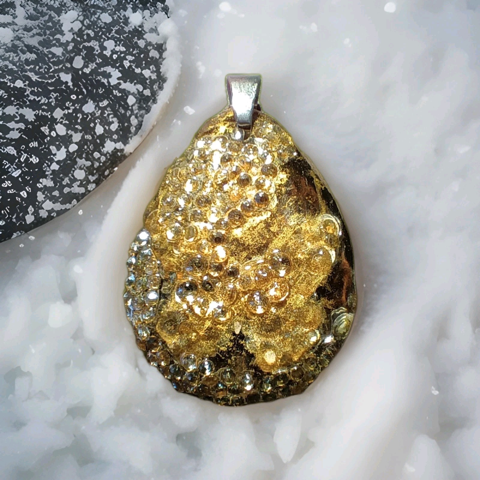 Crystal Butterfly Pendant Necklace, Reversible The Budget Friendly Perfect Gift!