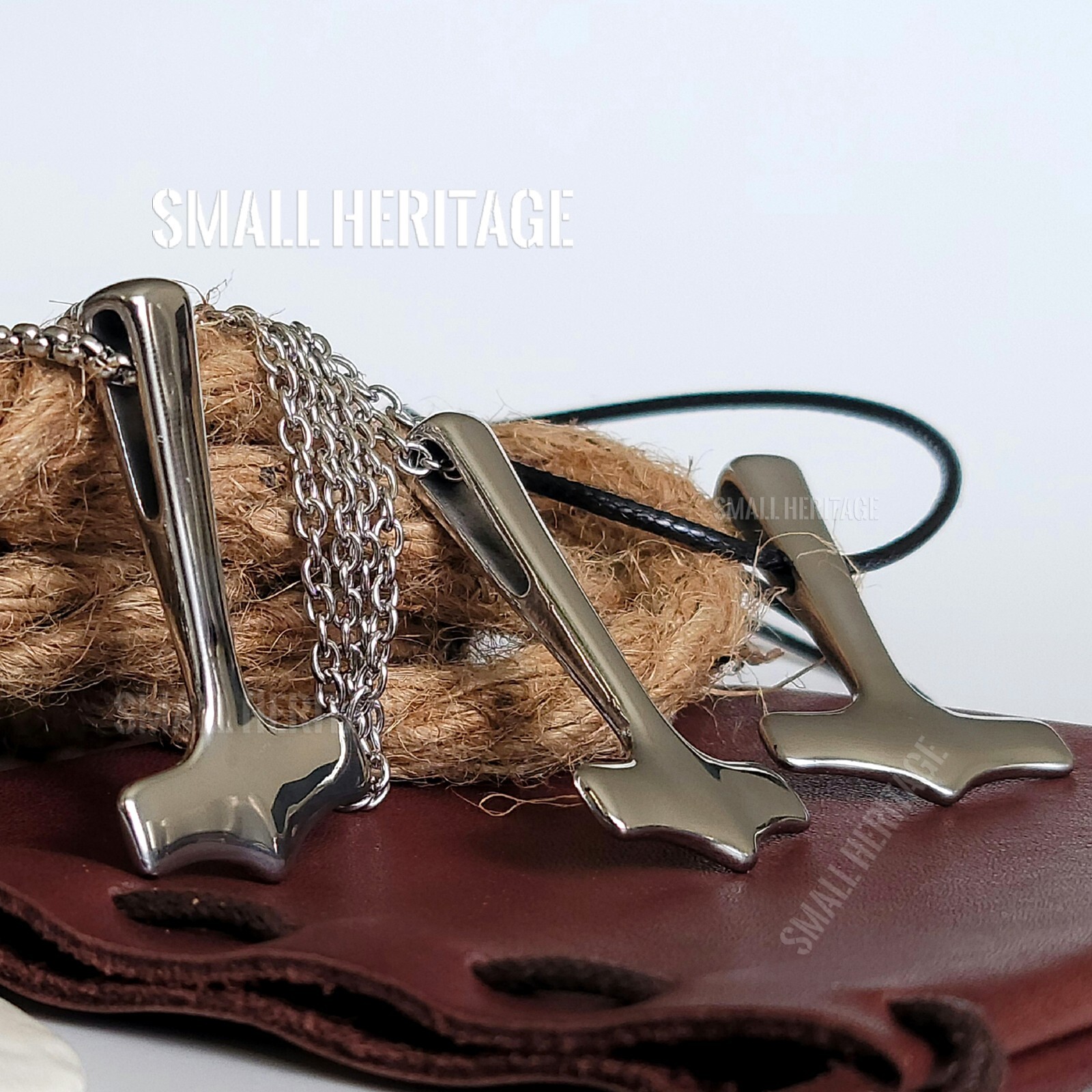 Thor Mjolnir Viking Necklace Hammer Pendant Odin Norse Amulet Men Small Heritage