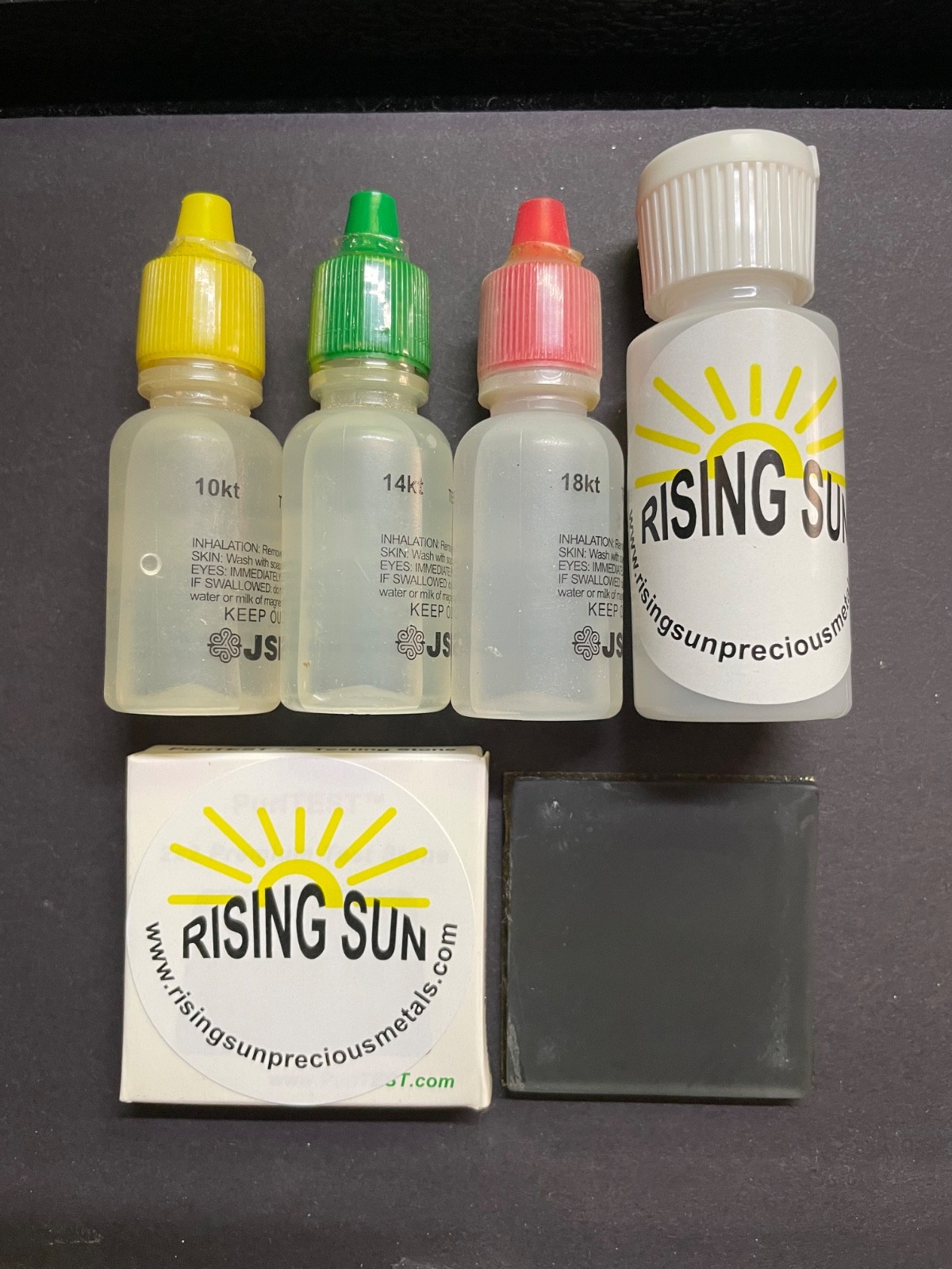 “JSP Gold Test Acid” 10K 14K 18K Kit Scratch Tester Stone Jewelry Test Detect